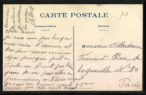 AK Andouillé, Rue du Pont, Strassenpartie