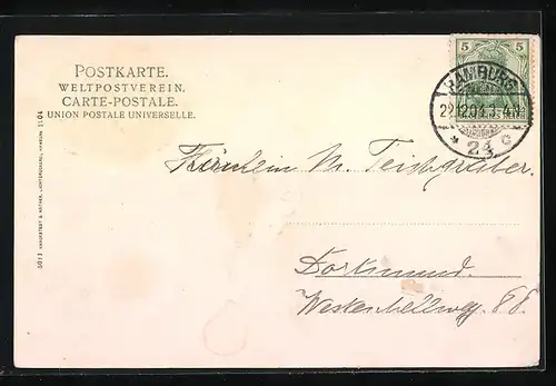 AK Passagierschiff Blücher im Hafen