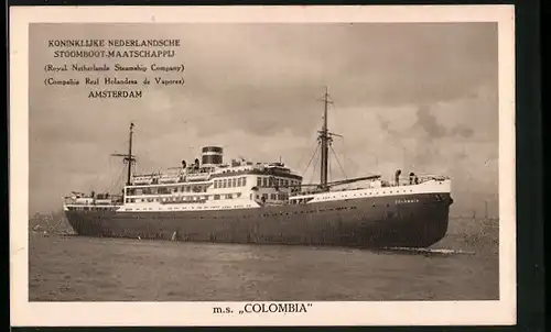 AK Passagierschiff MS Colombia