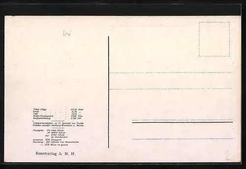 AK Passagierschiff Kronprinzessin Cäcilie