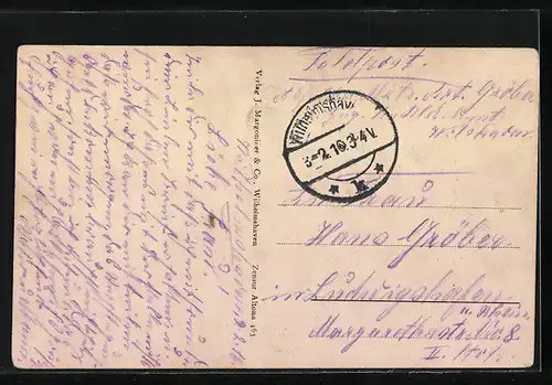 AK Kriegsschiff S.M.S. Moltke in Fahrt