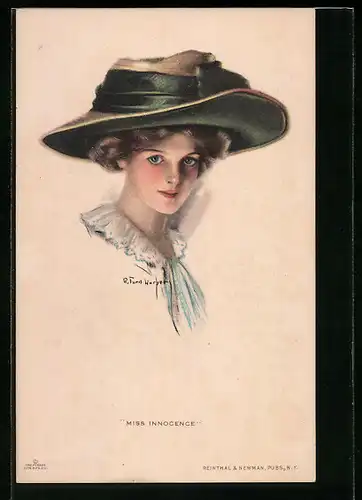 Künstler-AK R. Ford Harper: Miss Innocence