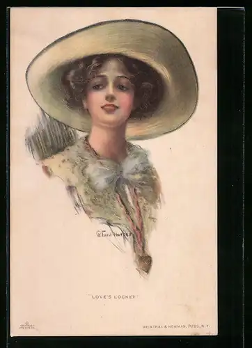 Künstler-AK R. Ford Harper: Love`s Locket