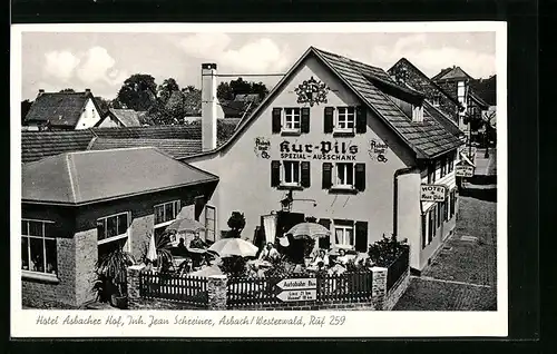 AK Asbach /Westerwald, Hotel Asbacher Hof