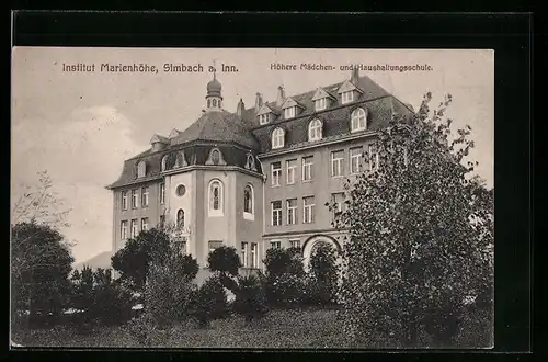 AK Simbach /Inn, Institut Marienhöhe, höhere Mädchen- und Haushaltsschule