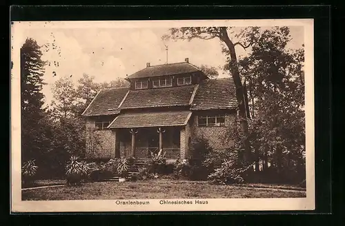 AK Oranienbaum, Blick auf das Chinesische Haus