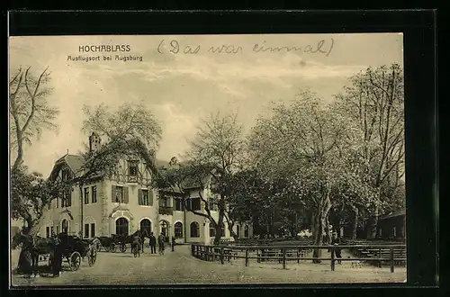 AK Augsburg, Gasthaus Hochablass