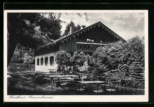 AK Neuhaus an der Pegnitz, Gasthof Forsthaus Rinnenbrunn