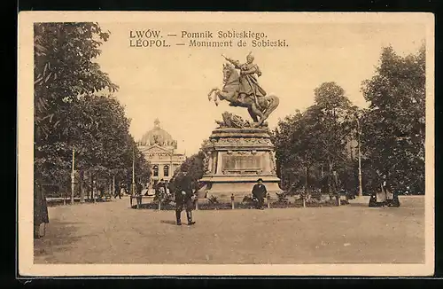 AK Léopol, Monument de Sobieski