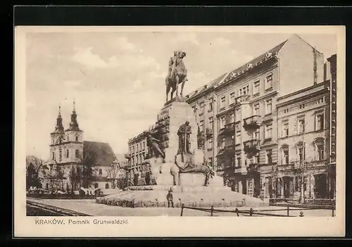 AK Kraków, Pomnik Grunwaldzki