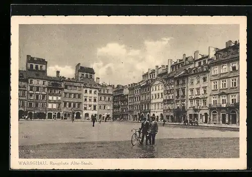 AK Warschau, Ringplatz Alte-Stadt