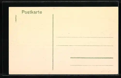 AK Karlsruhe, Hauptpost und Kaiserstrasse