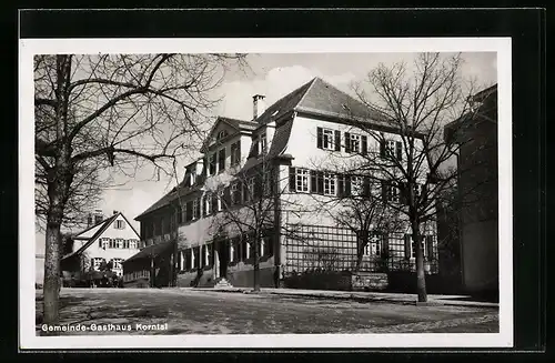 AK Korntal, Blick zum Gemeinde-Gasthaus