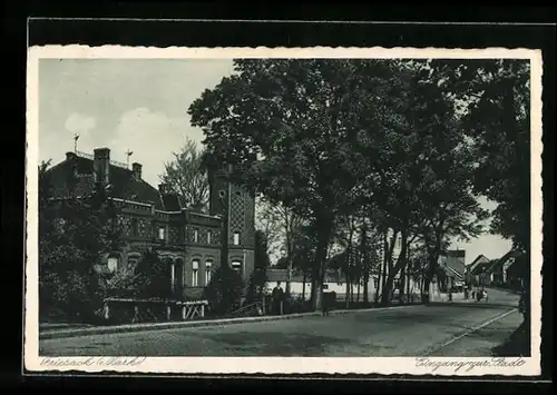 AK Friesack /Mark, Eingang zur Stadt