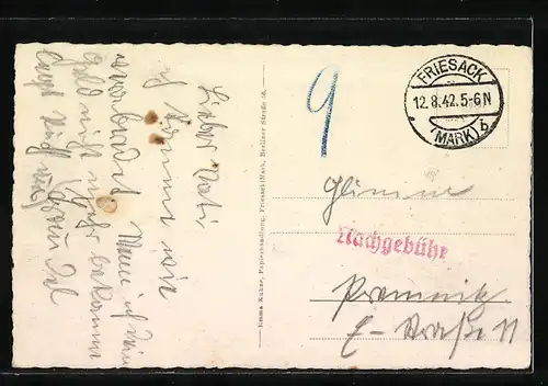 AK Friesack /Mark, Eingang zur Stadt