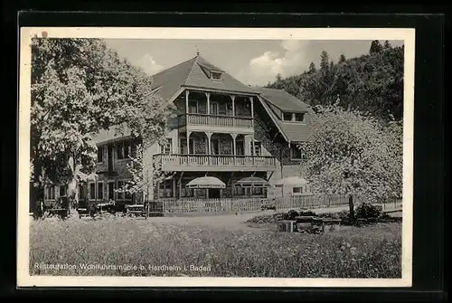 AK Hardheim, Restaurant-Café Wohlfahrtsmühle, Miltenberger Strasse