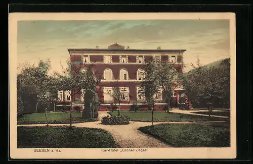 AK Seesen a. Harz, Kur-Hotel Grüner Jäger