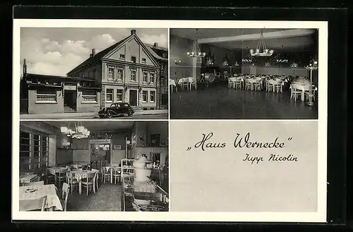 AK Arnsberg, Haus Wernecke, verschiedene Ansichten