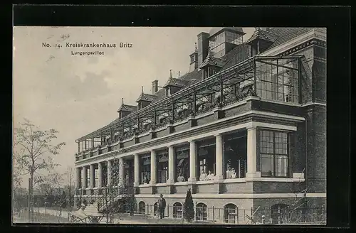 AK Britz, Das Kreiskrankenhaus, Lungenpavillon