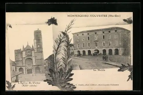 AK Montesquieu-Volvestre, L`Eglise St-Victor, La Mairie