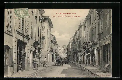 AK Montréjeau, Une Rue
