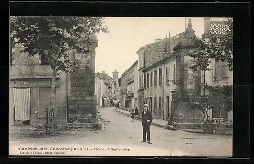 AK Cazères-sur-Garonne, Rue du 4 Septembre