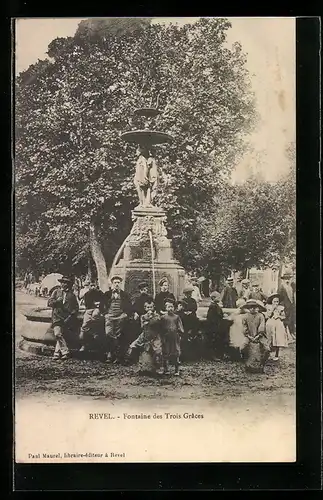 AK Revel, Fontaine des Trois Grâces