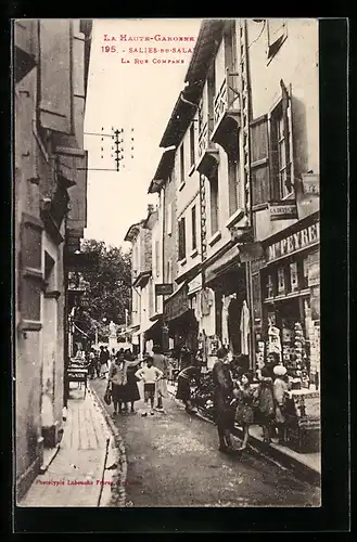 AK Salies-du-Salat, La Rue Compans