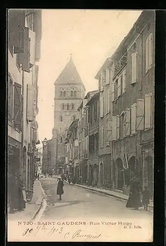 AK Saint-Gaudens, Rue Victor Hugo