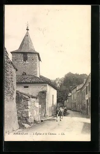 AK Barbazan, L`Église et la Chàteau
