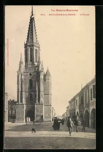 AK Boulogne-sur-Gesse, L`Eglise