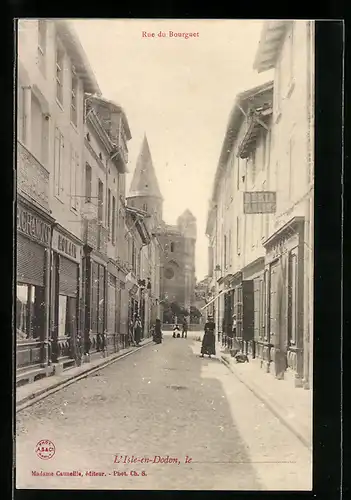 AK L`Isle-en-Dodon, Rue de Bourguet