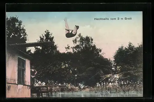 AK Hechtsalto vom 3 m Brett im Wassersport