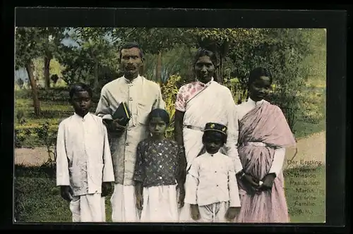 AK Der Erstling in unserer Mission Pasupuletti Martin und seine Familie