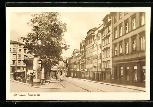 AK Kassel, Häuser in der Fischgasse