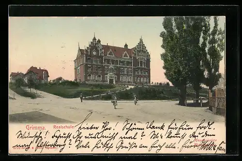 AK Grimma, Blick zur Realschule