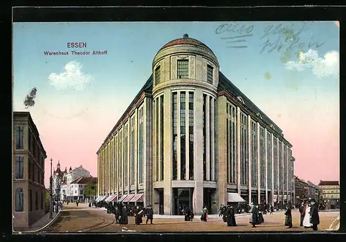 AK Essen, Warenhaus Theodor Althoff