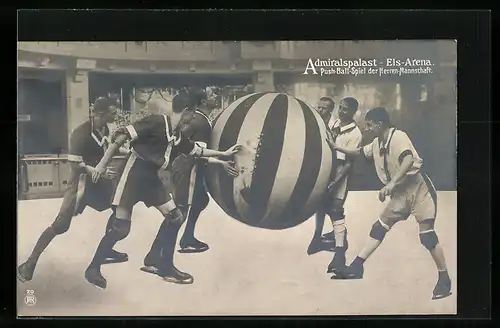 AK Berlin, Admiralspalast am Bahnhof Friedrich-Strasse, Push-Ball-Spiel in der Eis-Arena