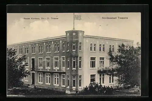 AK Tossens, Ansicht vom Strandhotel Kurhaus