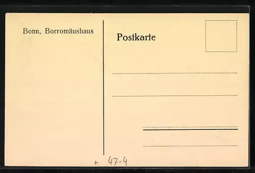 AK Bonn, Verbindungshaus Borromäushaus