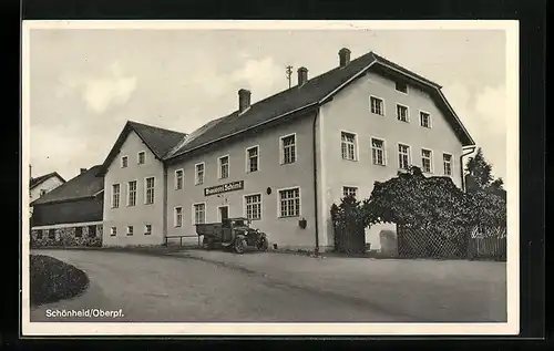 AK Schönhaid, Brauerei & Gasthaus zum weissen Ross