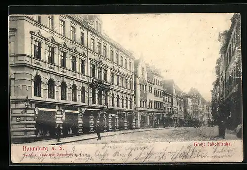 AK Naumburg a. S., Einsicht in die Grosse Jakobstrasse