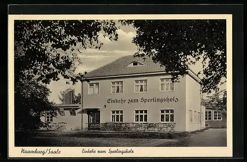 AK Naumburg /Saale, Gasthaus Einkehr zum Sperlingsholz