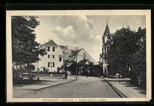 AK Rengsdorf, Partie in der Kaiser-Wilhelm-Strasse