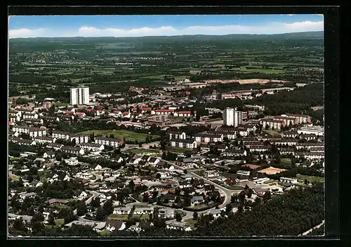 AK Trappenkamp /Kr. Segeberg, Totalansicht aus der Vogelschau