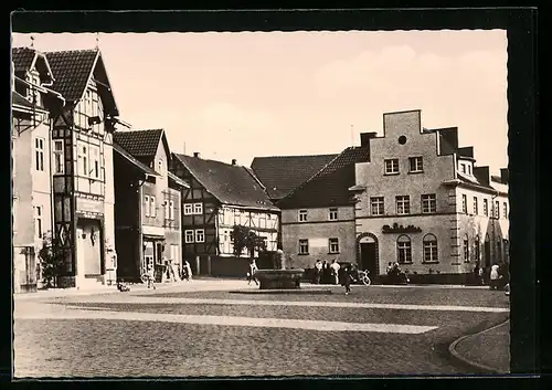 AK Tiefenort /Werra, Markt mit Ratskeller