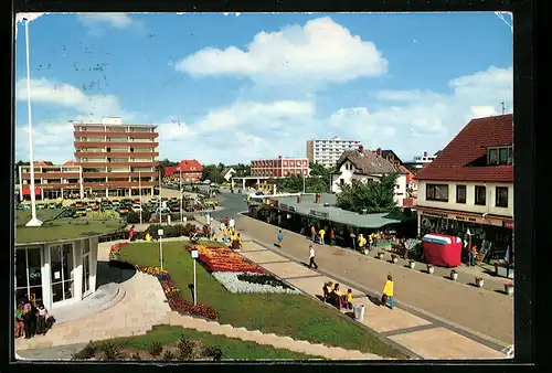 AK St. Peter-Ording, Ortspartie aus dem Nordseebad