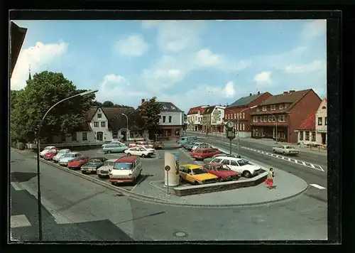 AK Leck /Nordfriesland, Strassenpartie aus dem Ort