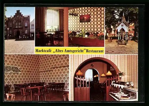 AK Friedrichstadt, Marktcafe Altes Amtsgericht, Restaurant, Markt 12, Inh. Uwe Hass