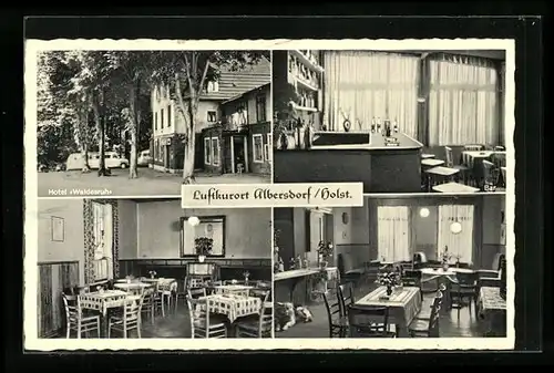 AK Albersdorf /Holst., Hotel Waldesruh, Bes. Helmut Timm, Innenansichten